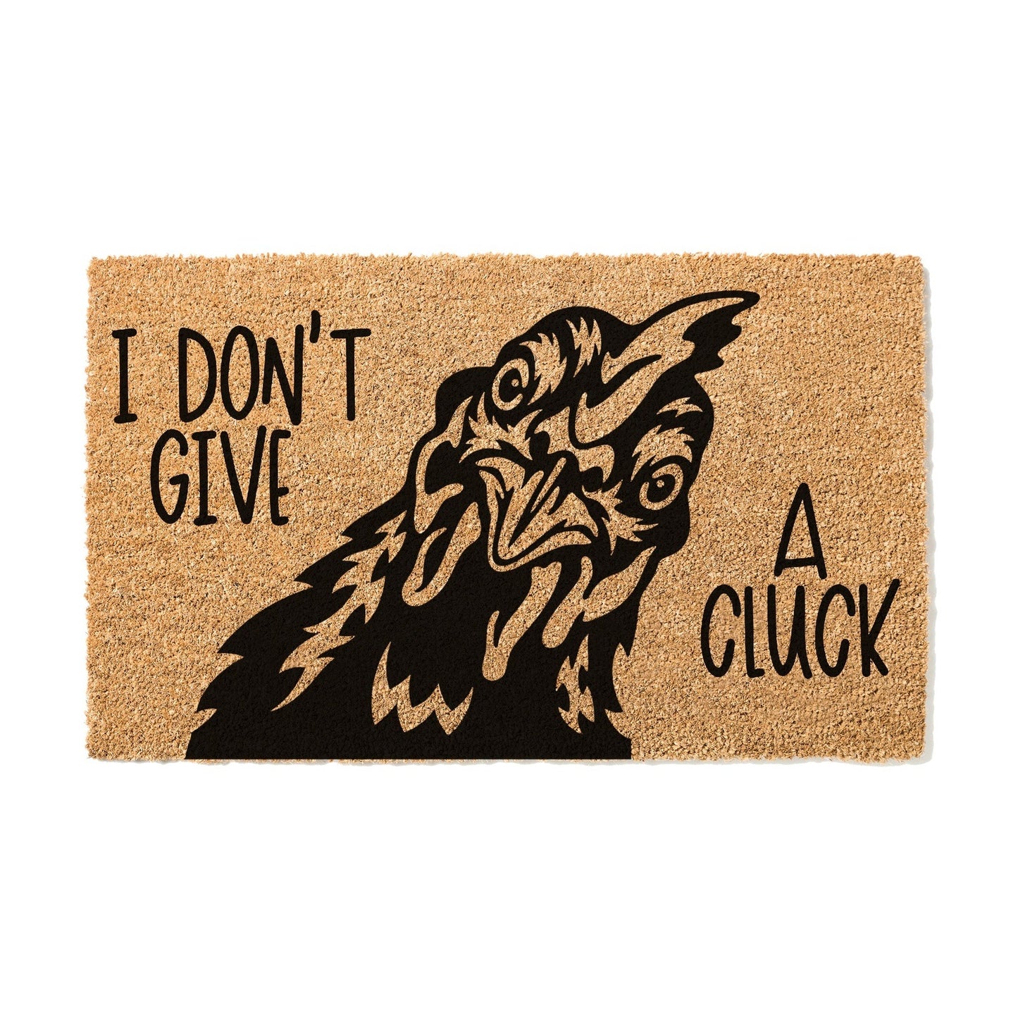 I Don't Give a Cluck Chicken Doormat