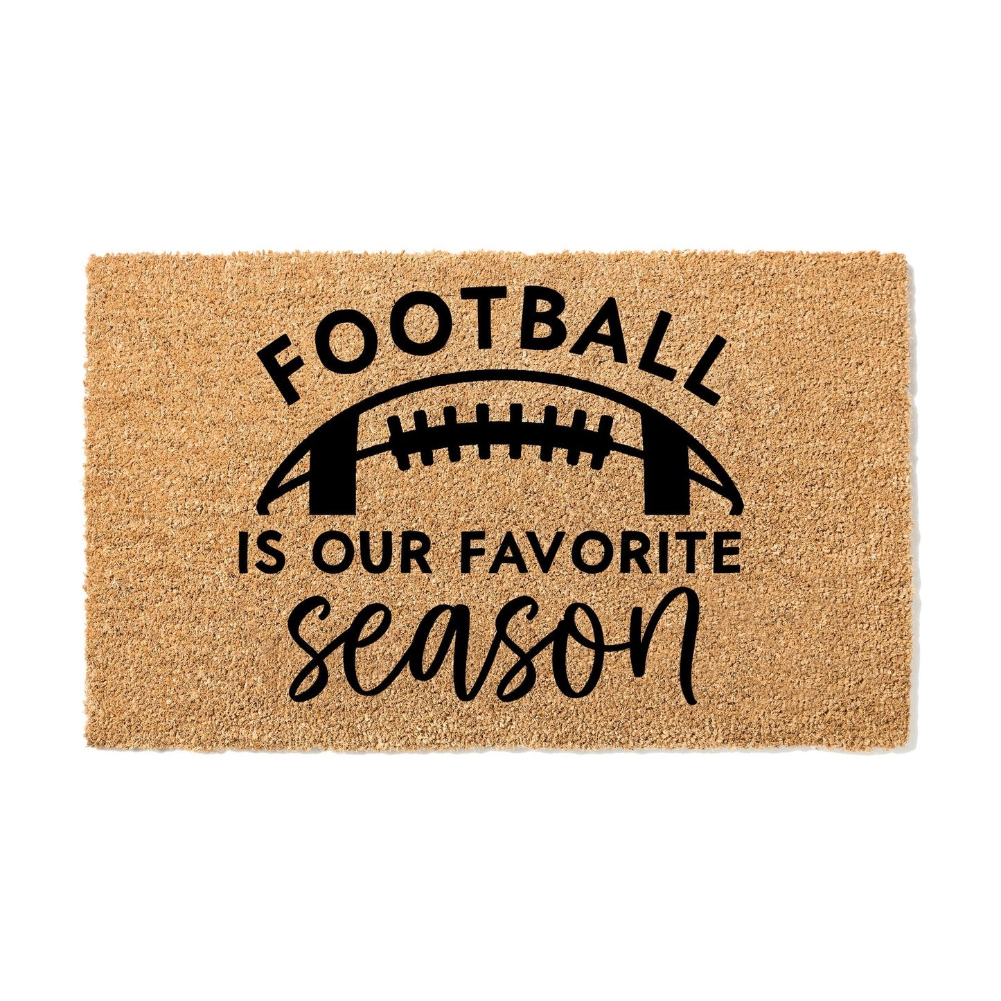 Football is Our Favorite Season Doormat