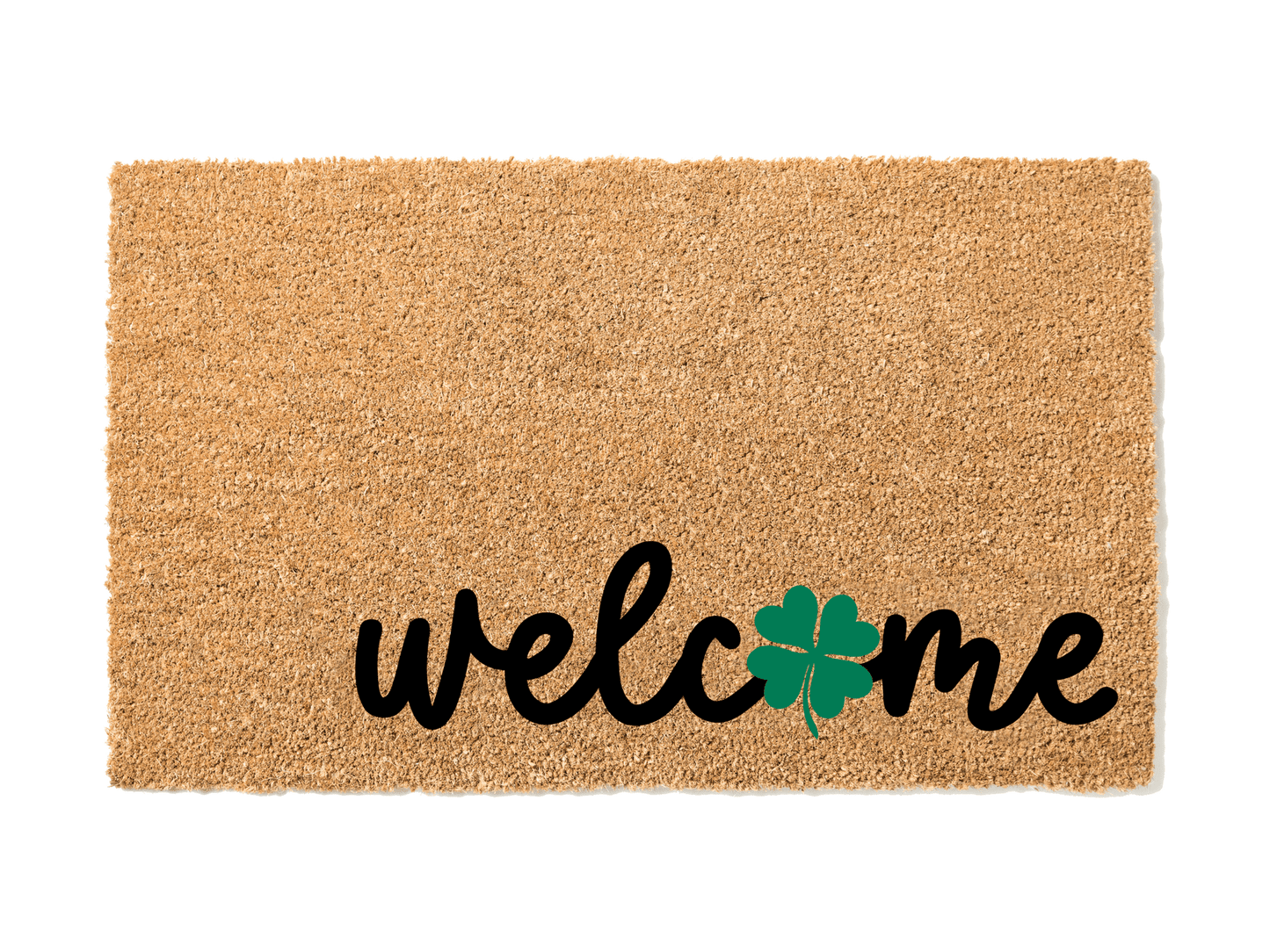 Welcome Shamrock St. Patrick's Day Doormat