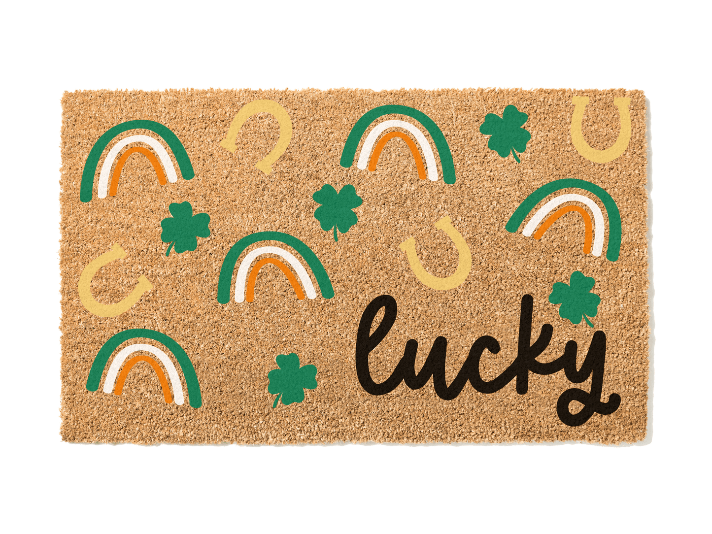 Load image into Gallery viewer, Lucky St. Patrick&amp;#39;s Day Doormat
