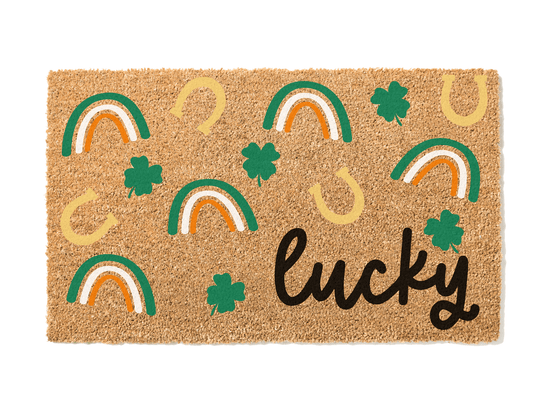 Lucky St. Patrick's Day Doormat
