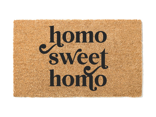 Homo Sweet Homo Pride Doormat