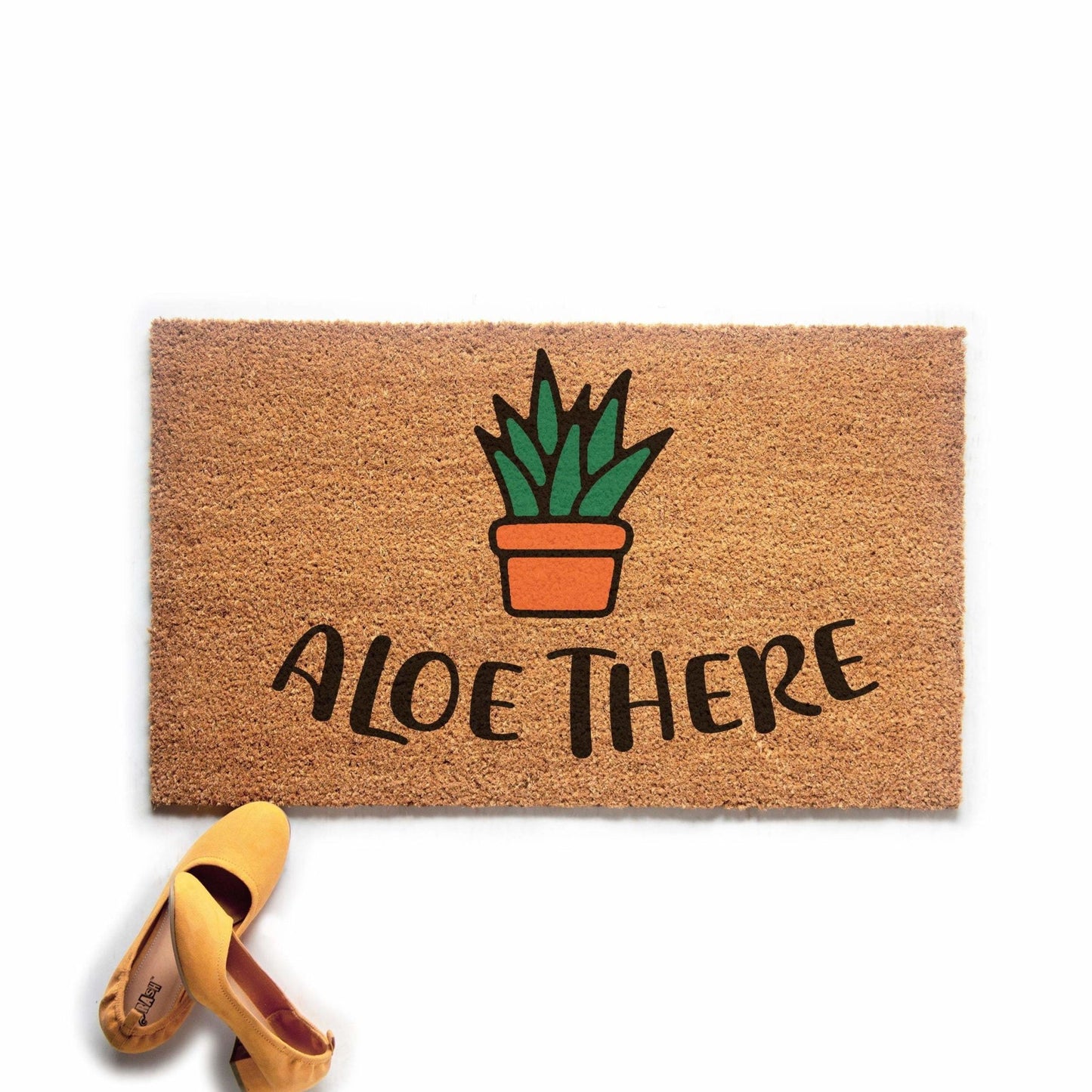 Aloe There Plant Doormat