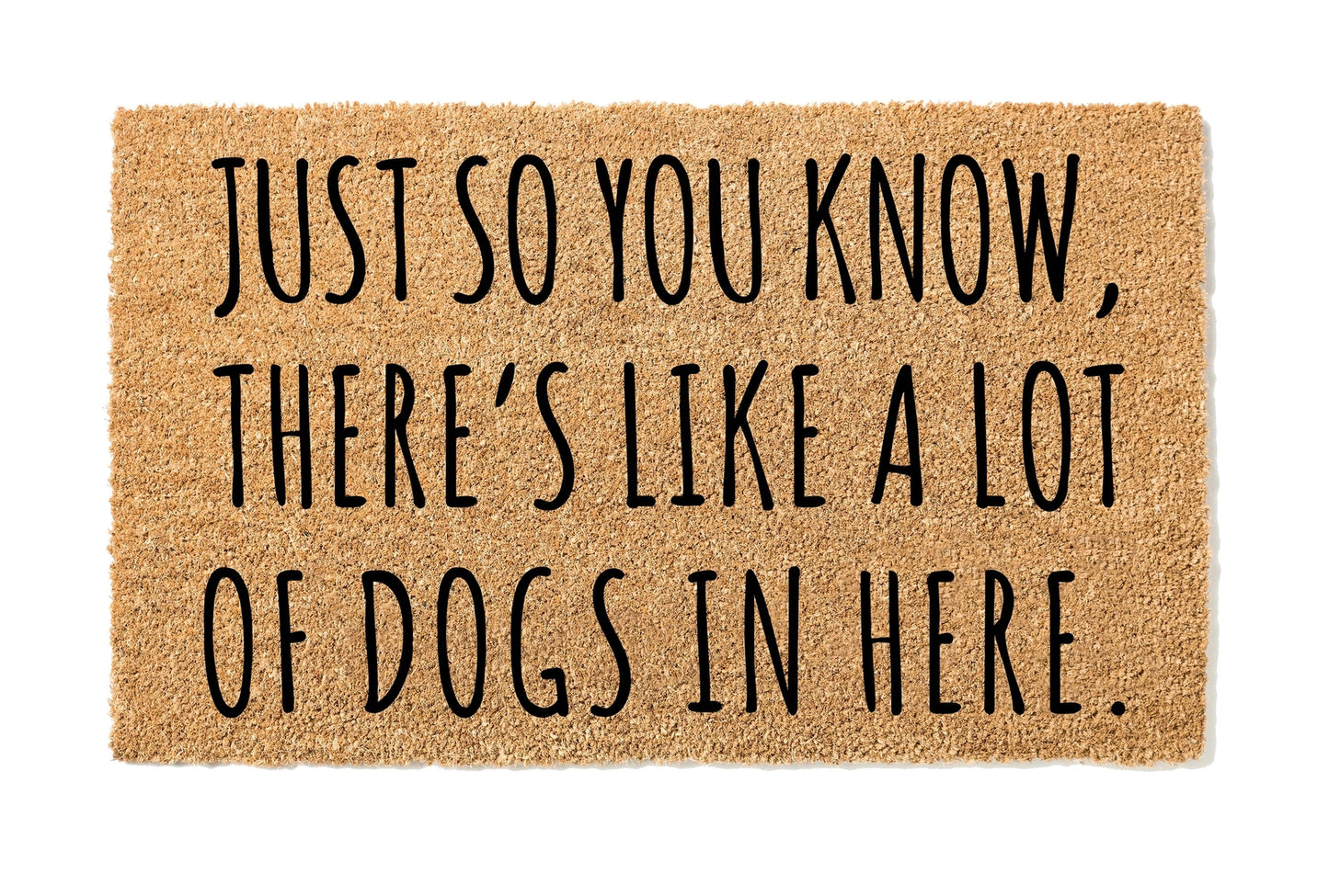 There's Like A Lot of Dogs In Here Doormat