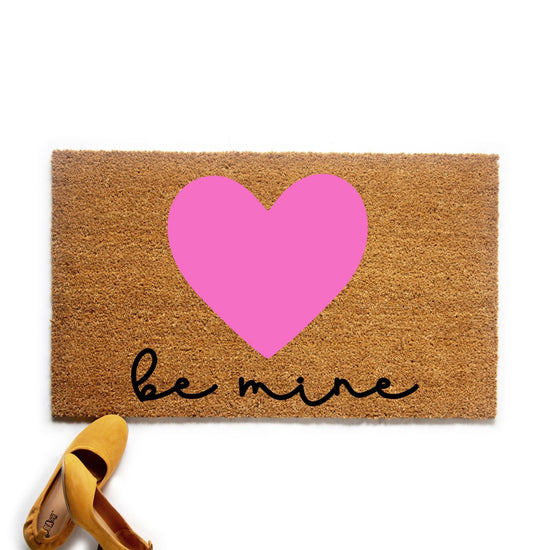 Be Mine Heart Valentine's Day Doormat