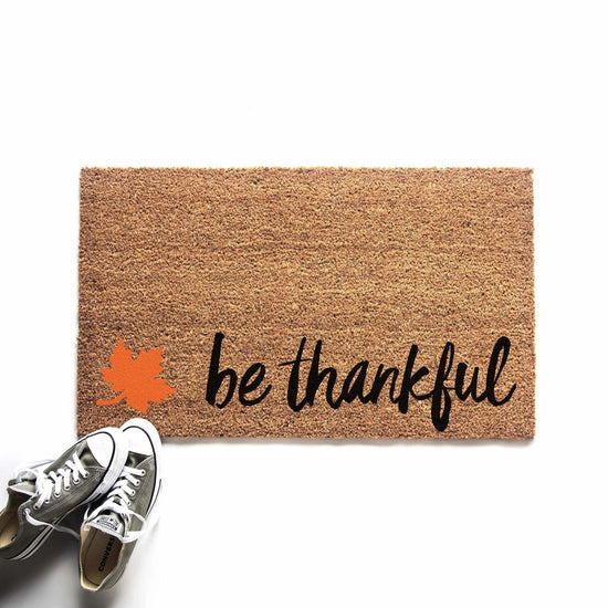 Be Thankful Fall Doormat
