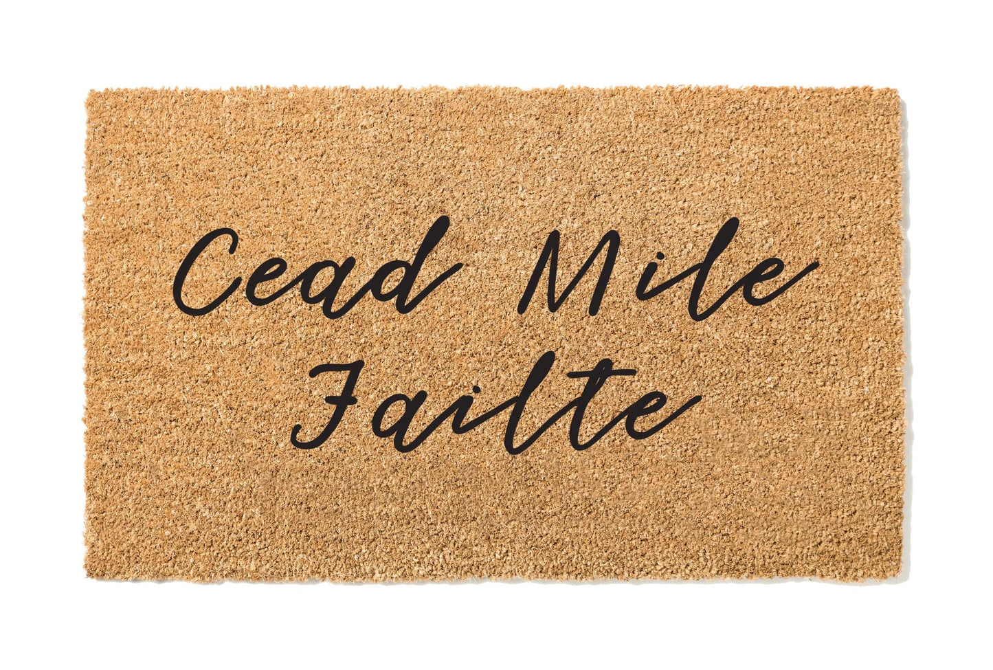 Cead Mile Failte A Hundred Thousand Welcomes Gaelic Doormat
