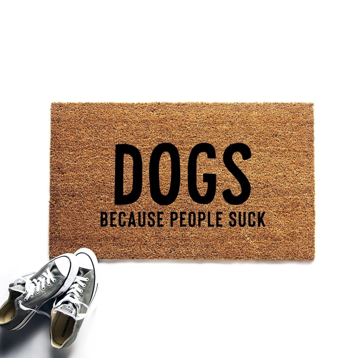 Dogs Because People Suck Doormat
