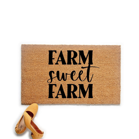 Load image into Gallery viewer, Farm Sweet Farm Farmhouse Doormat
