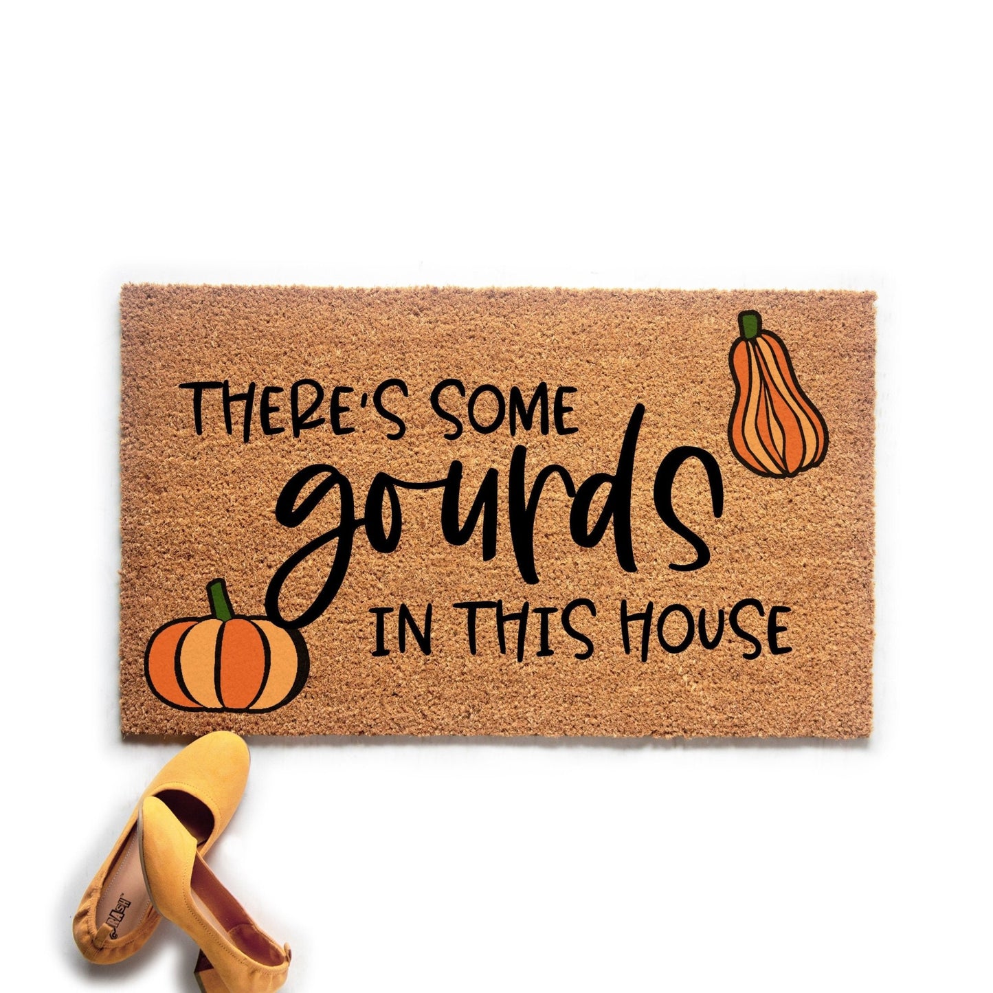 There's Some Gourds in This House Fall Doormat