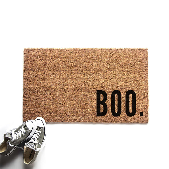 Load image into Gallery viewer, Boo Halloween Doormat
