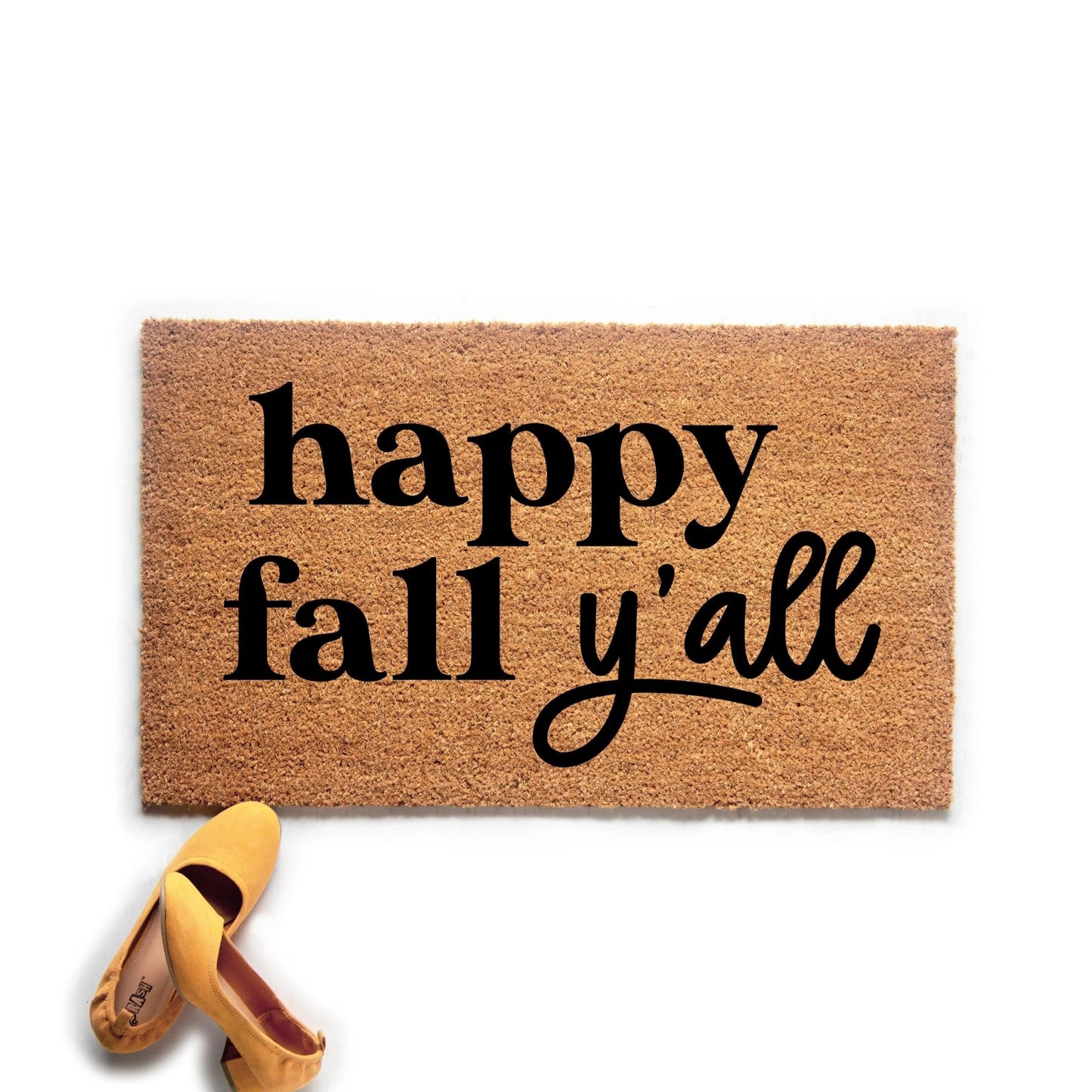 Load image into Gallery viewer, Happy Fall Ya&amp;#39;ll Doormat
