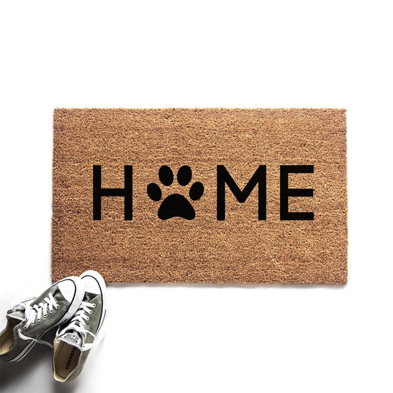 Home Paw Print Doormat