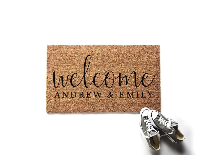 Load image into Gallery viewer, Personalized Welcome Doormat
