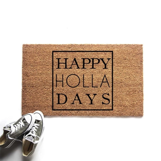 Load image into Gallery viewer, Happy Holla Days Doormat
