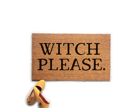 Load image into Gallery viewer, Witch Please Funny Halloween Doormat
