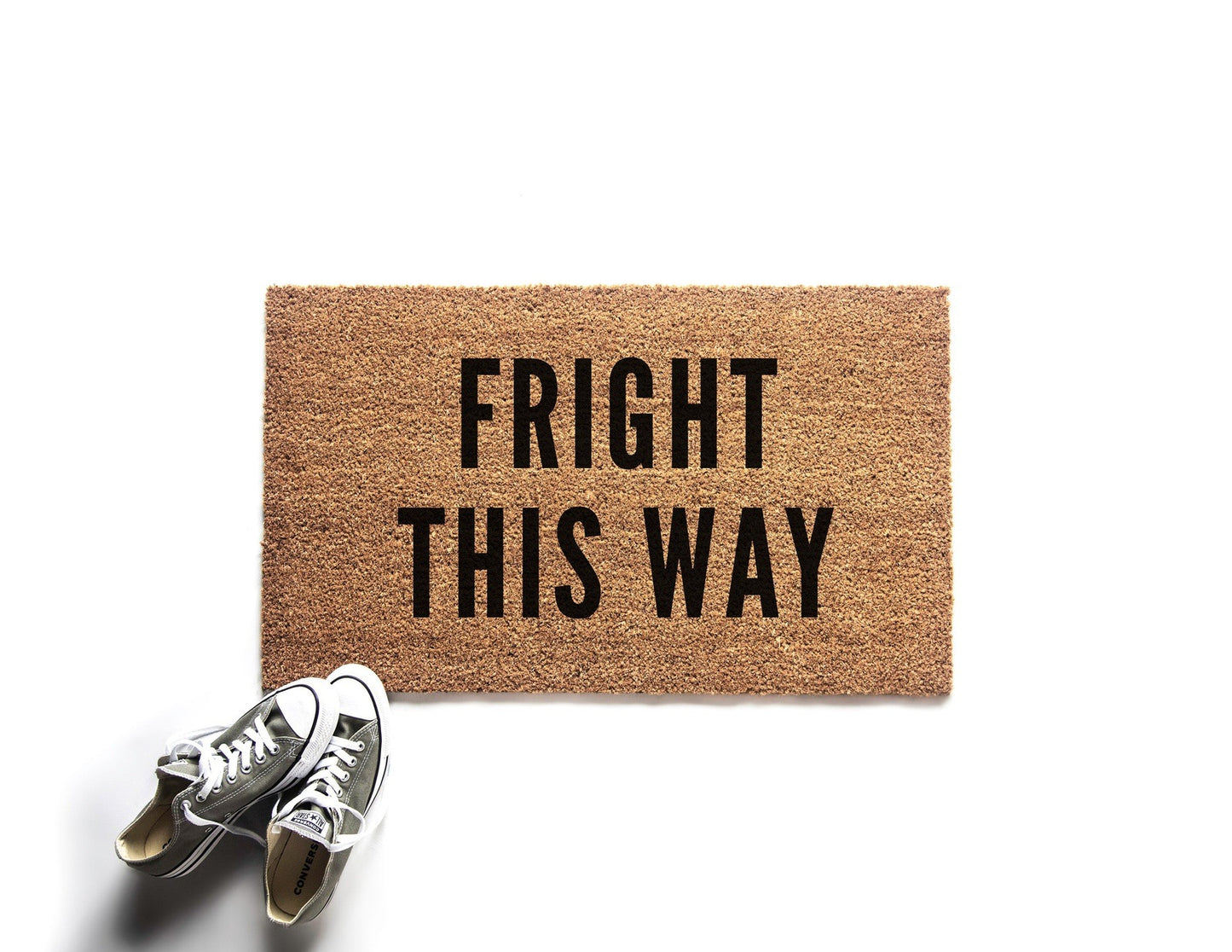 Fright This Way Halloween Doormat