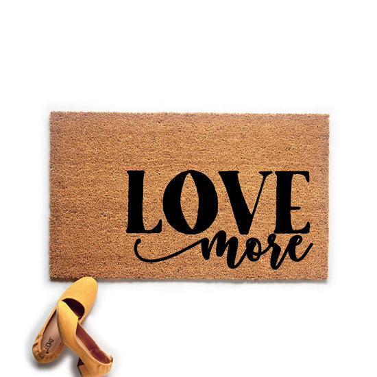 Love More Valentine's Day Doormat