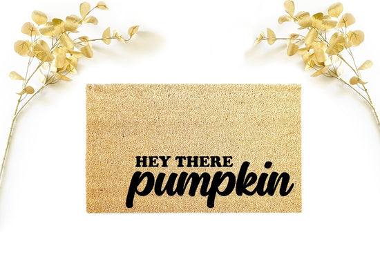 Load image into Gallery viewer, Hey There Pumpkin Fall Doormat
