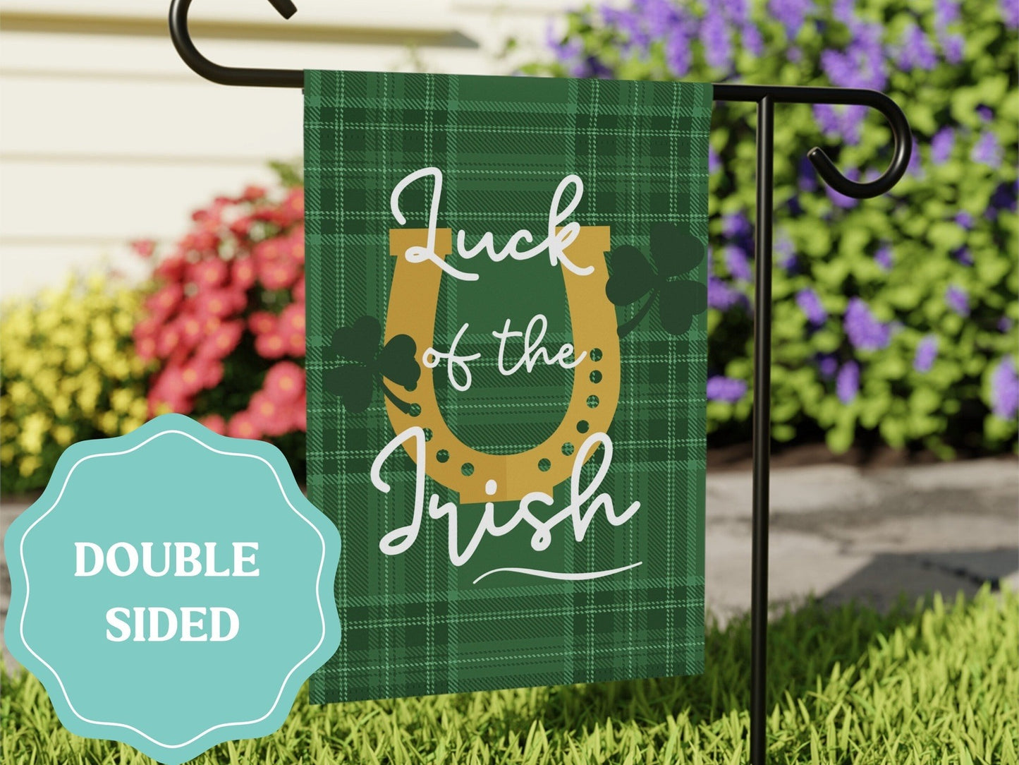 Luck of the Irish St. Patrick's Day Garden Flag