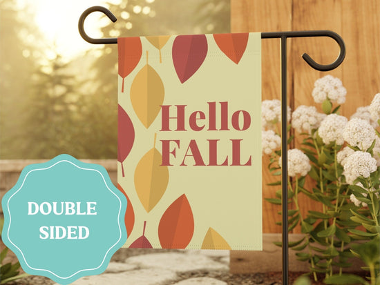 Load image into Gallery viewer, Hello Fall Garden Flag
