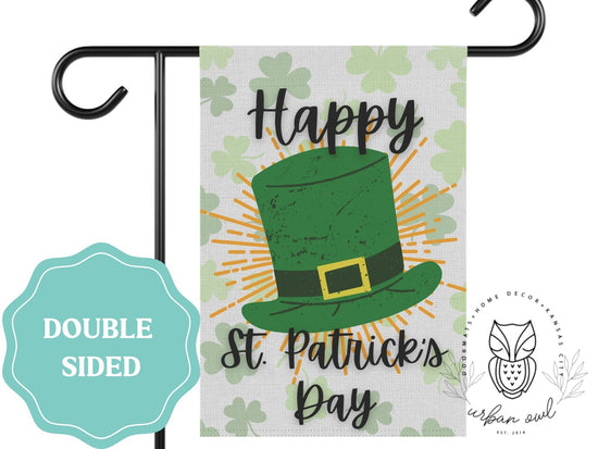 Load image into Gallery viewer, Happy St. Patrick&amp;#39;s Day Garden Flag
