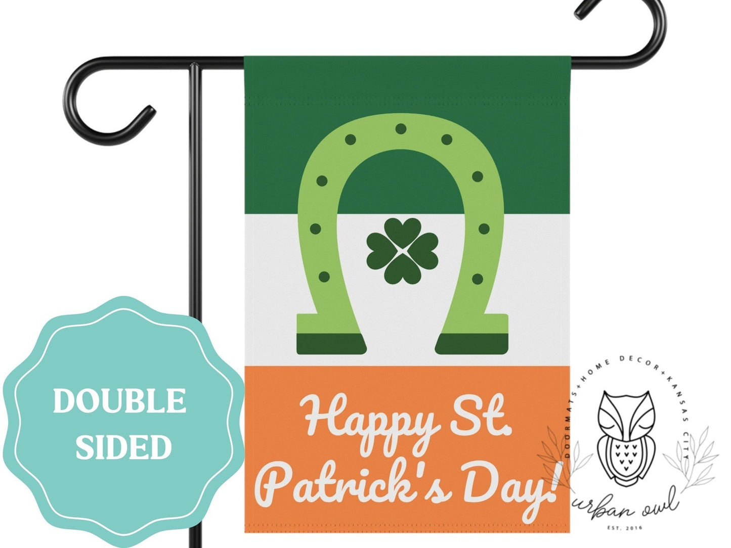 Load image into Gallery viewer, St. Patrick&amp;#39;s Day Garden Flag, Irish Sign
