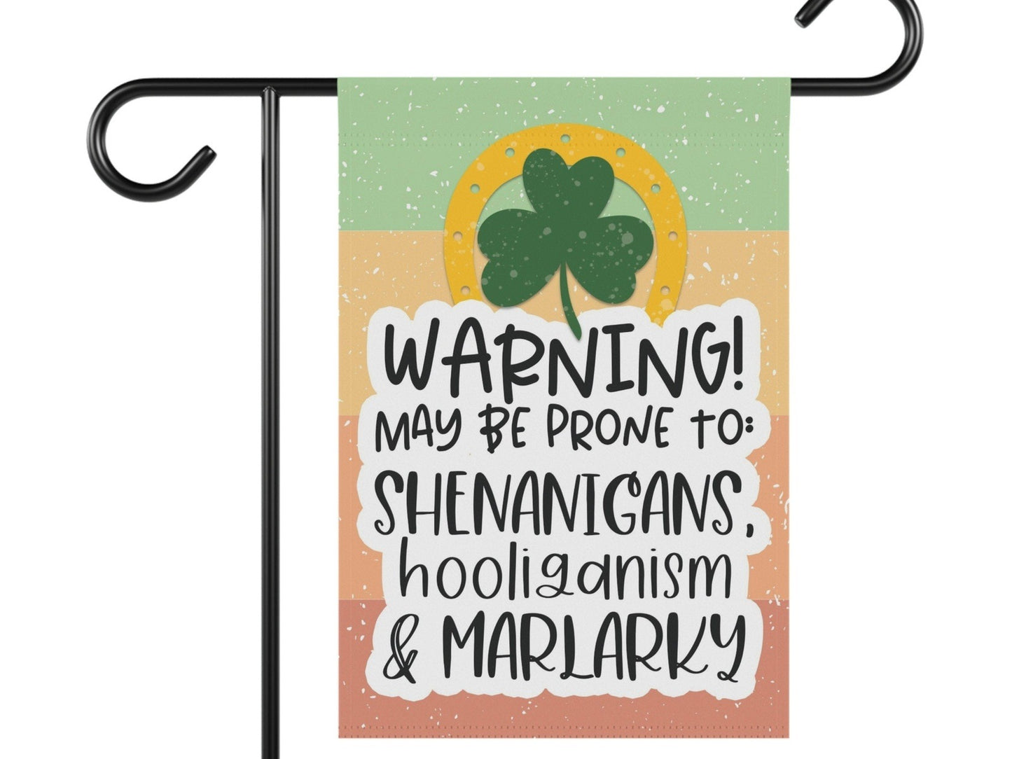 Shenanigans St. Patrick's Day Garden Flag