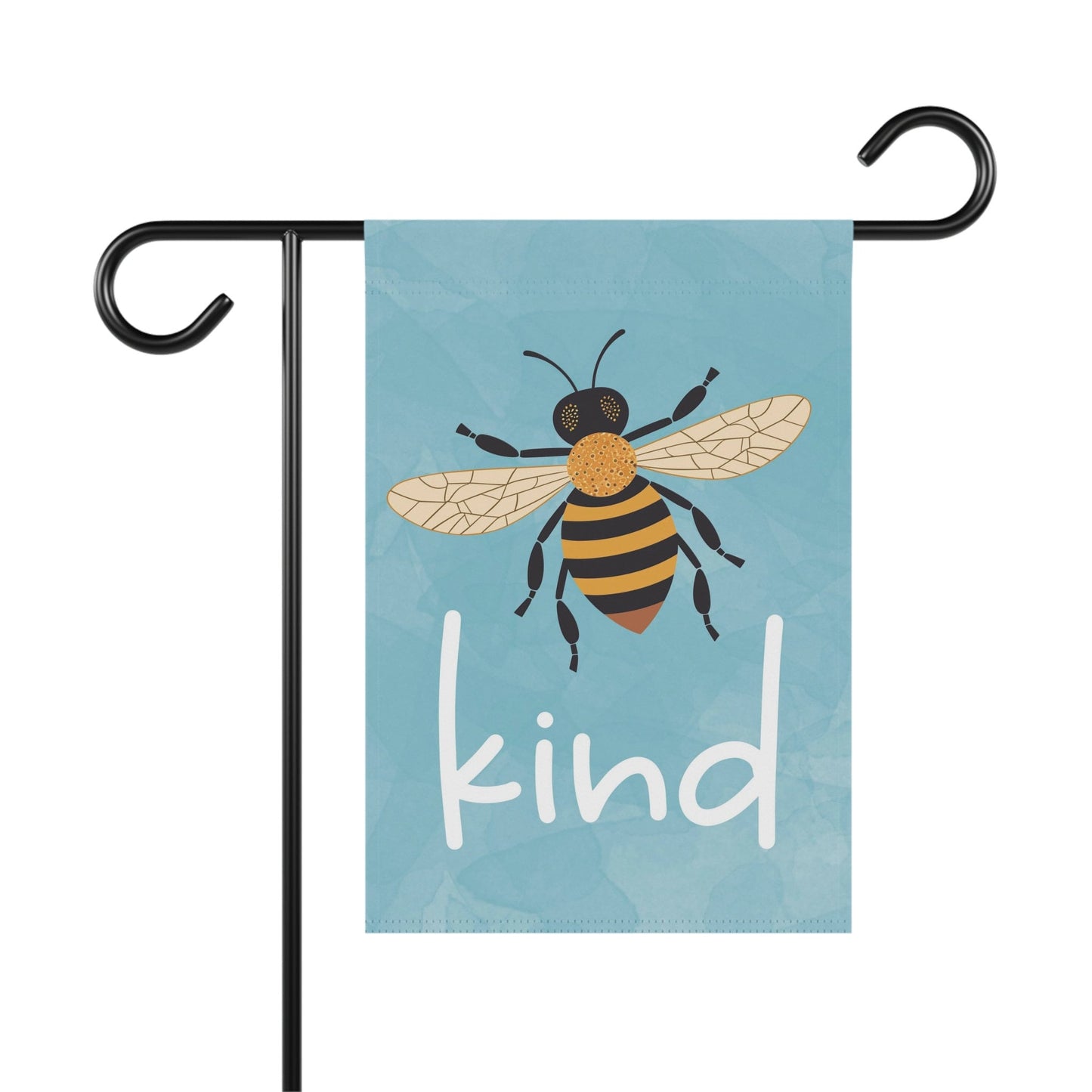 Load image into Gallery viewer, Bee Kind Double Sided Garden Flag
