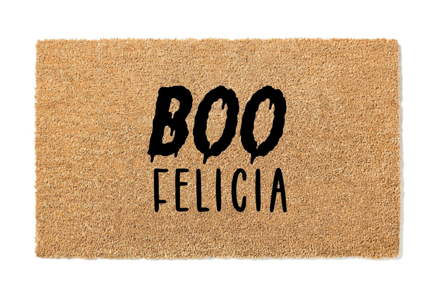 Boo Felicia Halloween Doormat