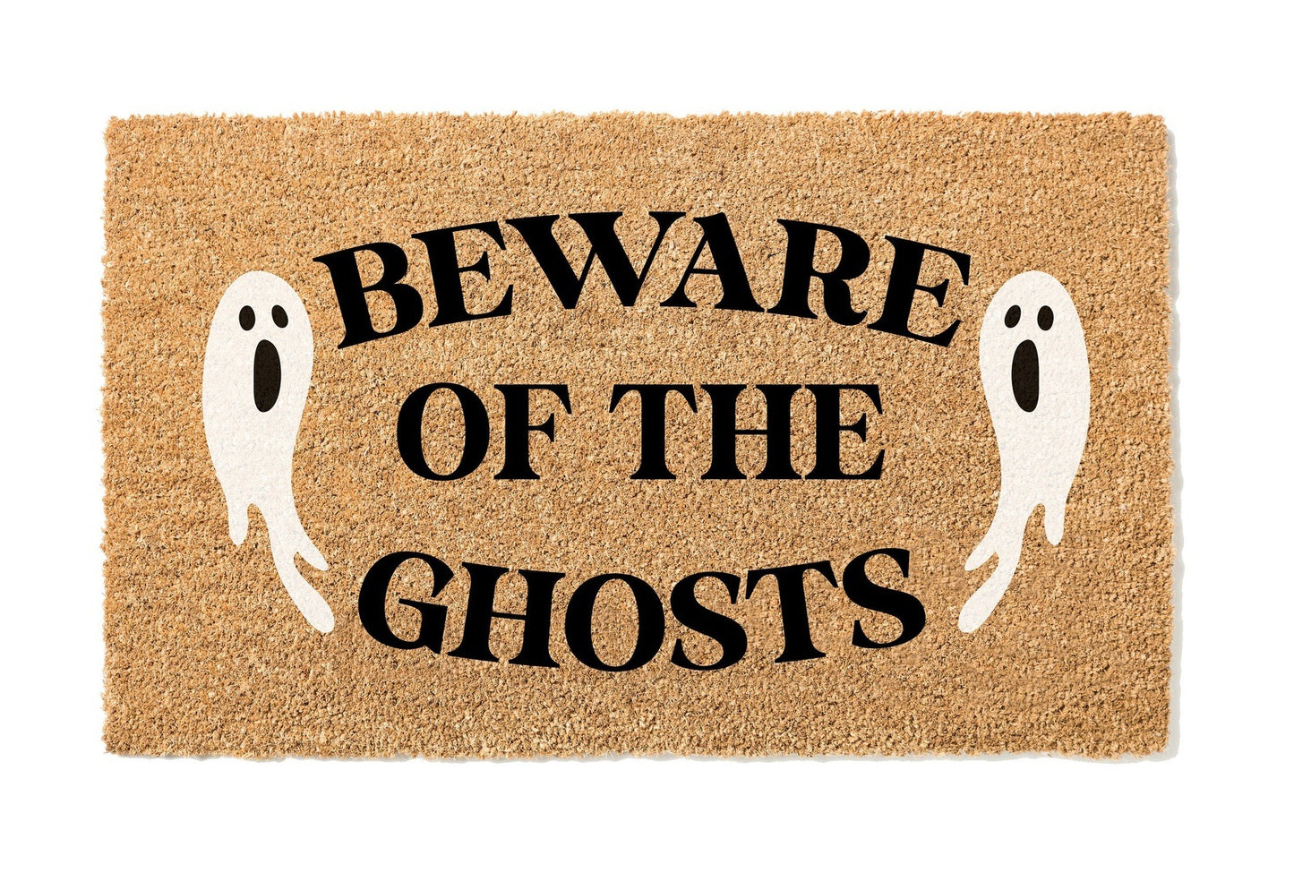 Beware of Ghosts Halloween Doormat