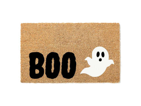 Load image into Gallery viewer, Boo Ghost Halloween Doormat
