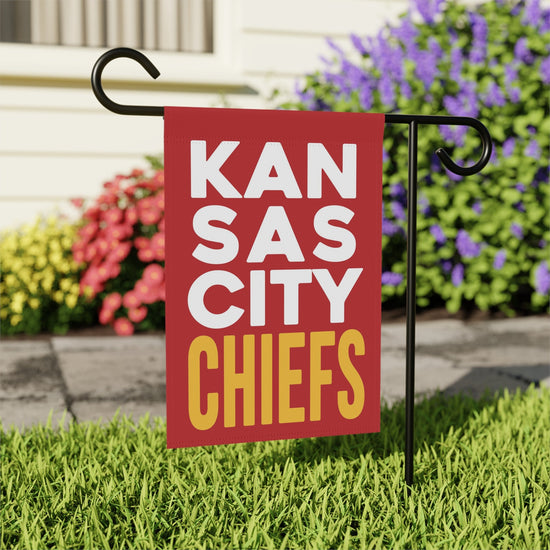 Kansas City Football Chiefs Garden Flag