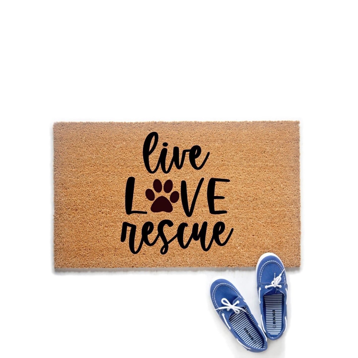 Live Love Rescue Doormat
