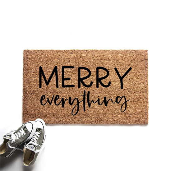 Merry Everything Christmas Doormat