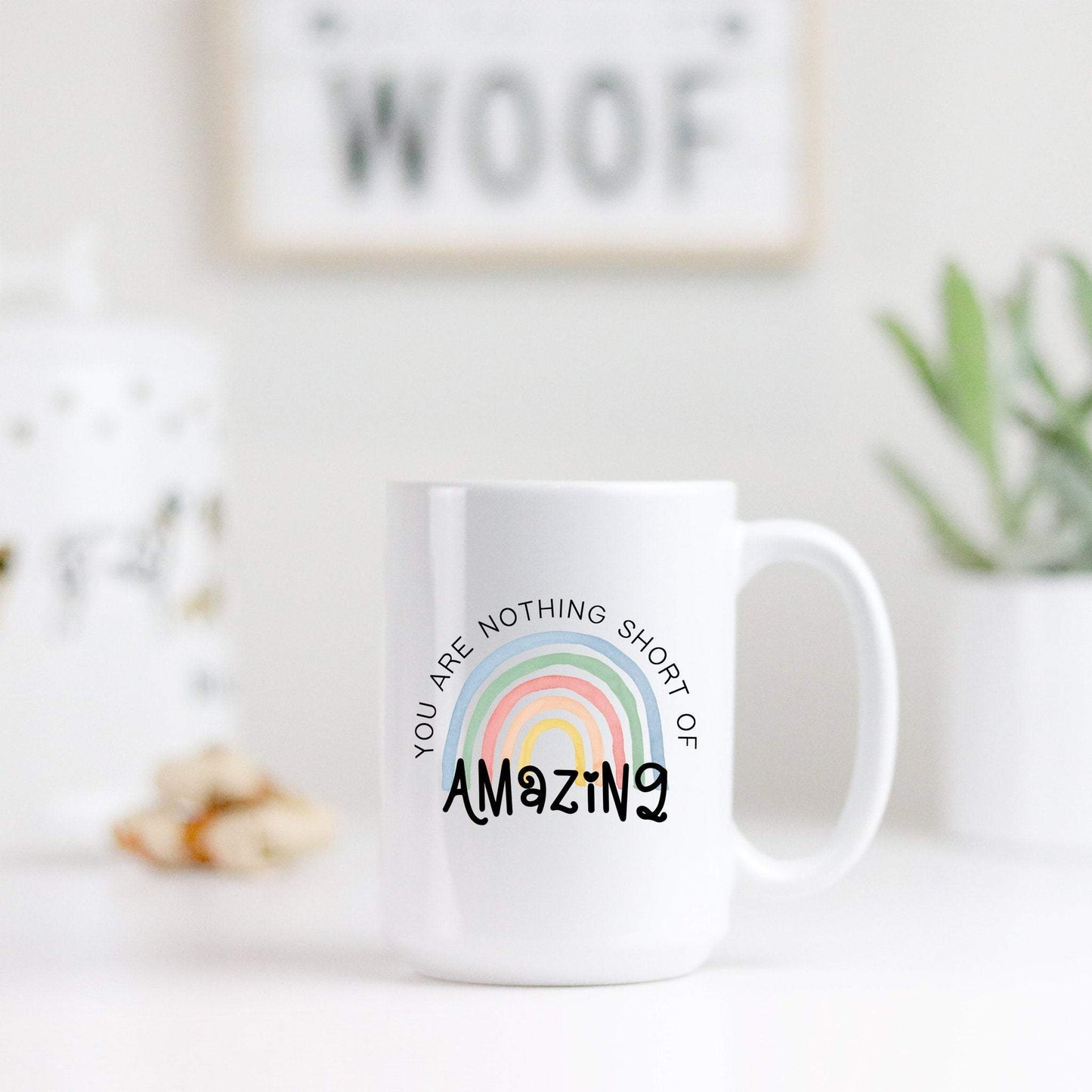 Nothing Short of Amazing Rainbow Mug