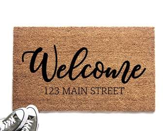 Personalized Address Welcome Doormat