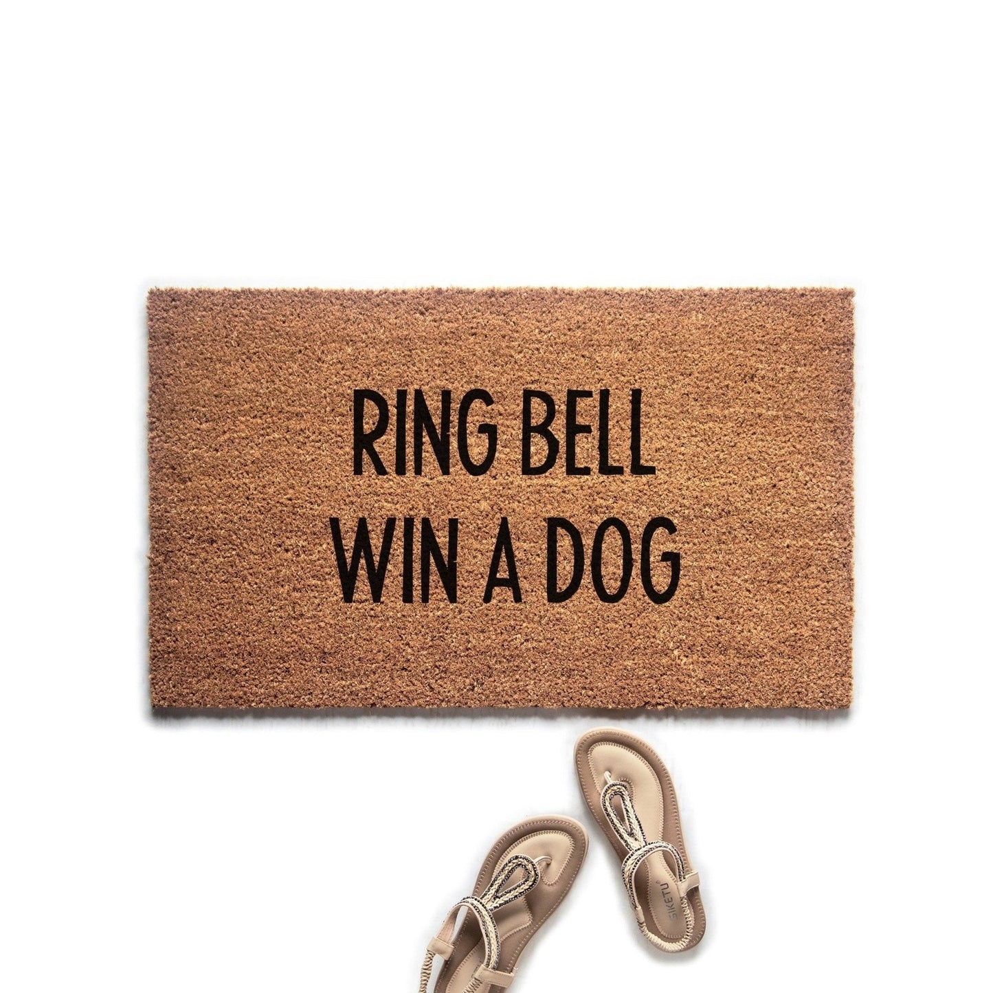 Ring Bell, Win a Dog Doormat
