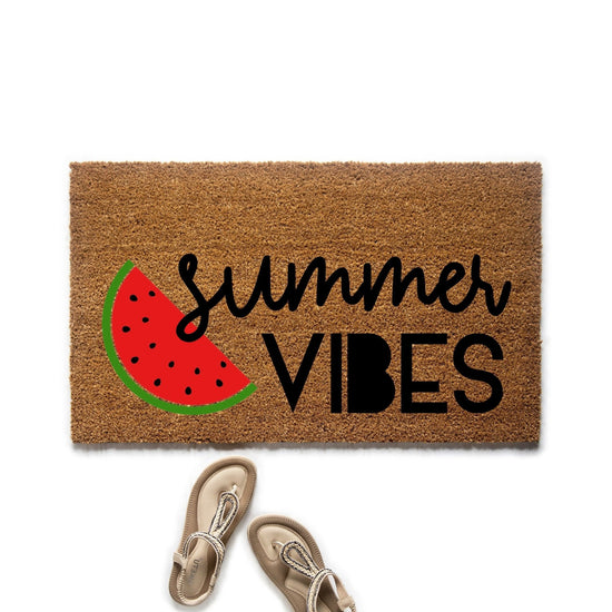 Summer Vibes Watermelon Doormat