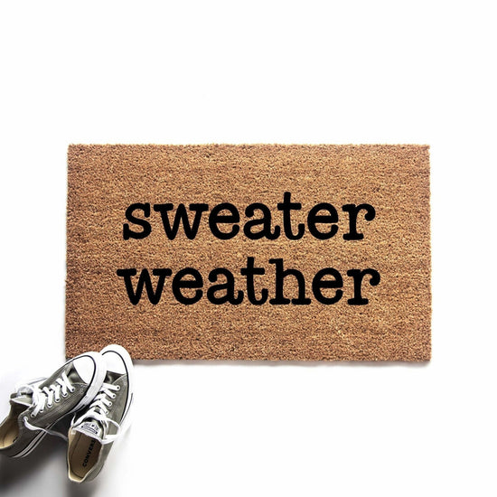 Sweater Weather Fall Doormat