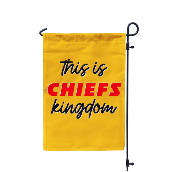 This is Chiefs Kingdom Kansas City Chiefs Garden Flag