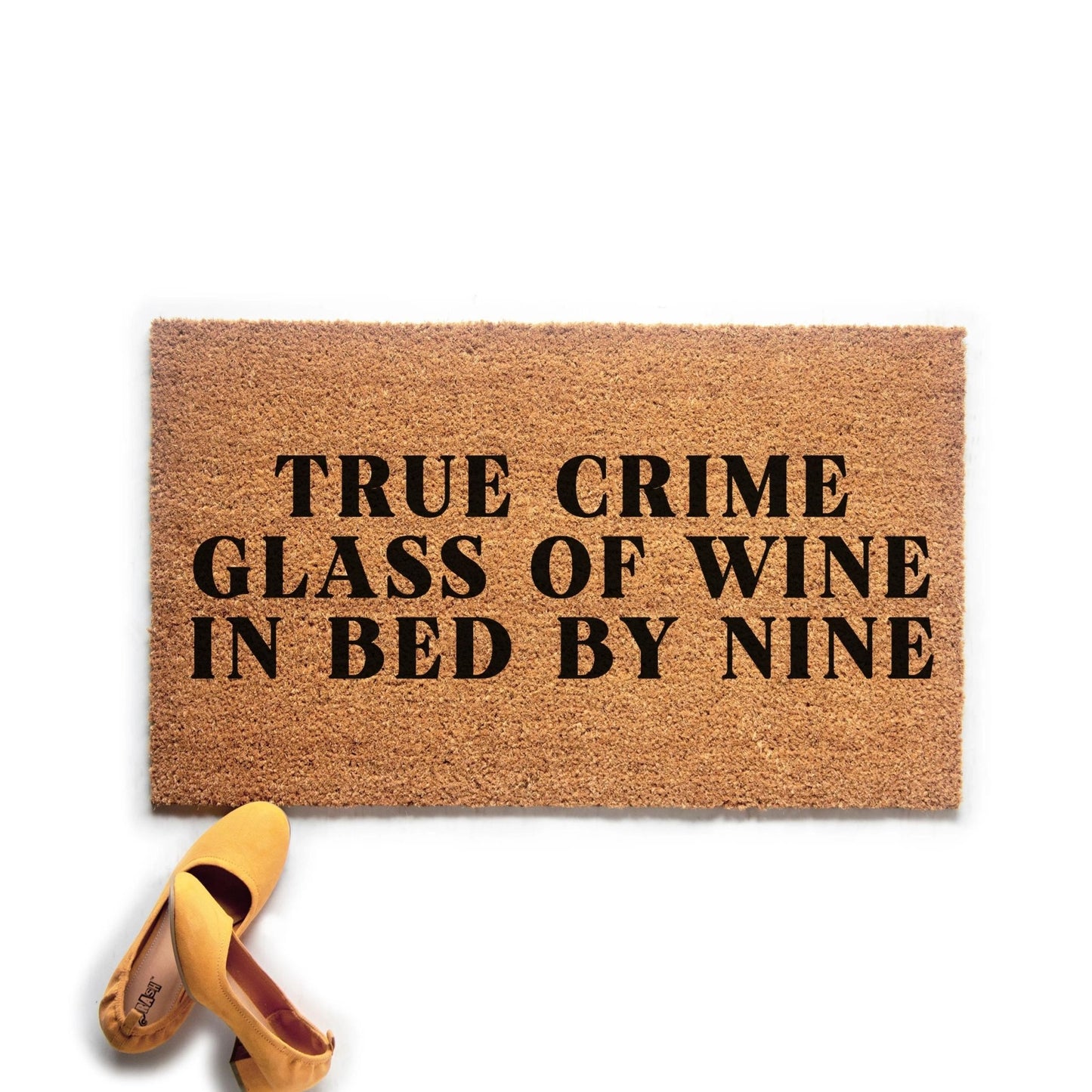True Crime & Wine Doormat