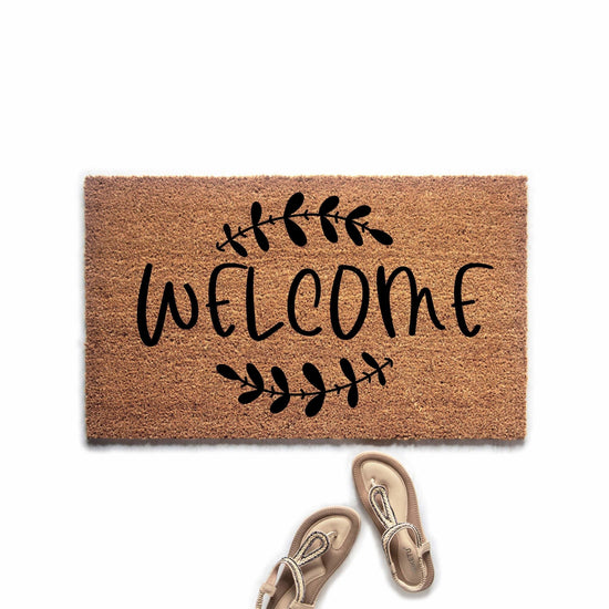 Welcome Laurel Doormat