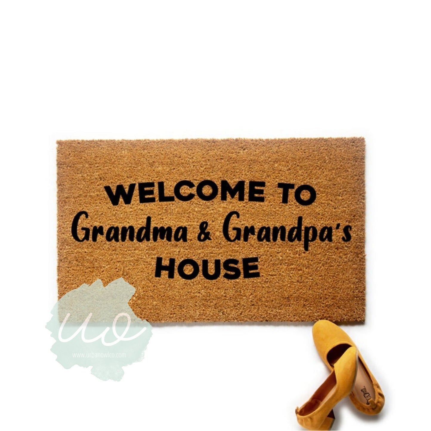 Welcome to Grandma and Grandpas House Doormat